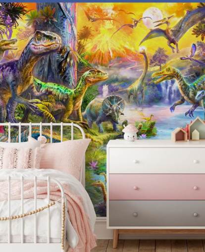 dinosaurie land illustration