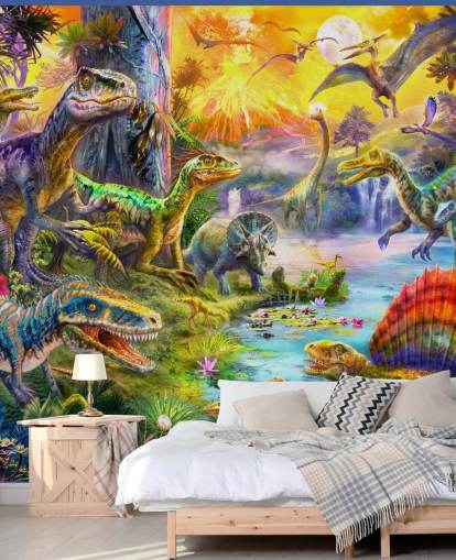 dinosaur land illustration