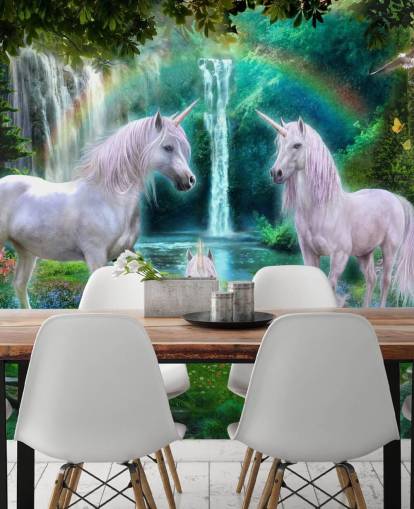 unicornios sentados junto a un fondo de pantalla unicornios sentados junto a un fondo de pantalla
