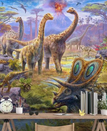 dinosaur landscape wallpaper dinosaur landscape wallpaper