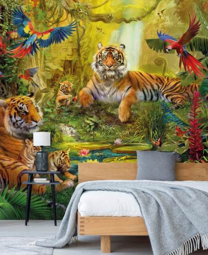 tiger jungle wallpaper tiger jungle wallpaper