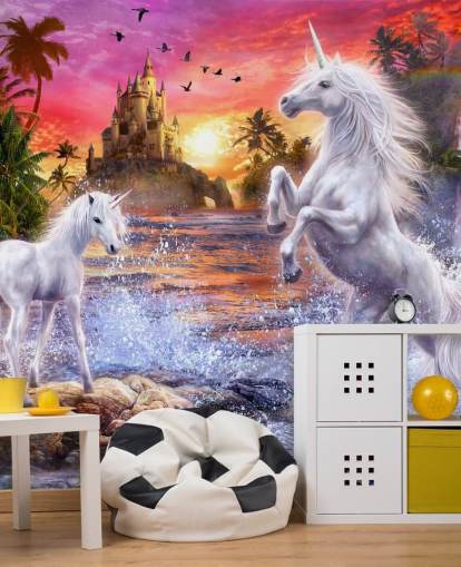 Unicorn Foss Sunset Unicorn Mural