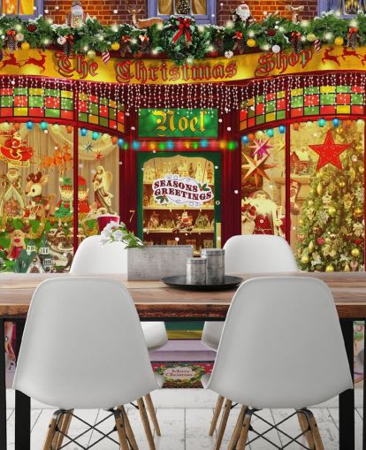 kerstwinkel voorbehang