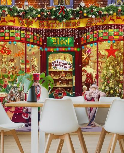 Weihnachtsladen Fronttapete Weihnachtsladen Fronttapete