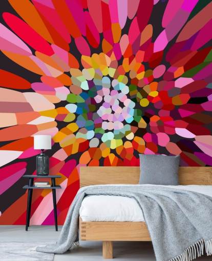 floral abstract wallpaper