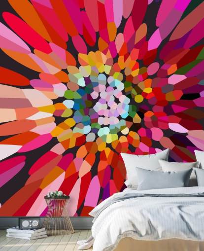 floral abstrakt tapet floral abstrakt tapet