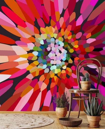 papel de parede floral