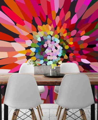 floral abstract wallpaper