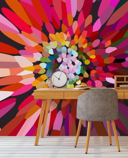 floral abstract wallpaper