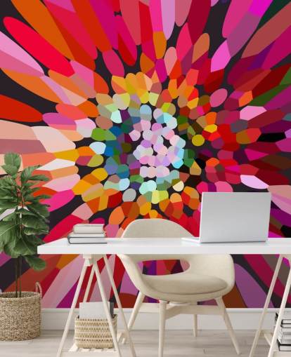 floral abstract wallpaper