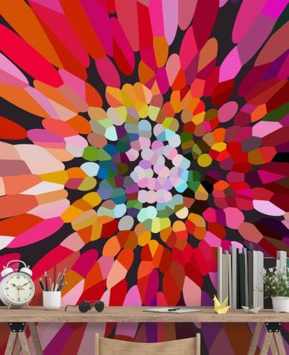 floral abstract wallpaper