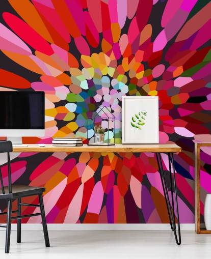 papier peint abstrait floral papier peint abstrait floral