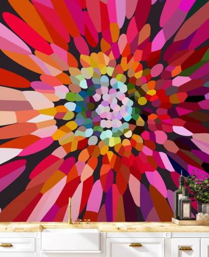 floral abstract wallpaper