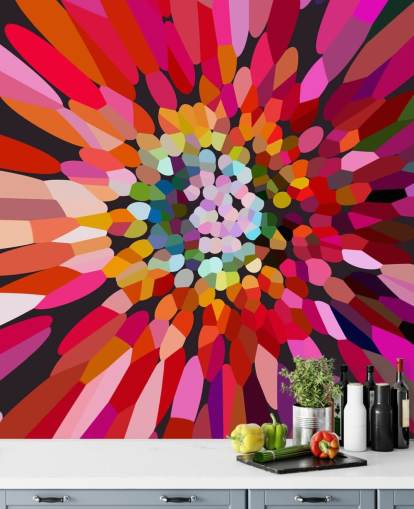 papel de parede floral