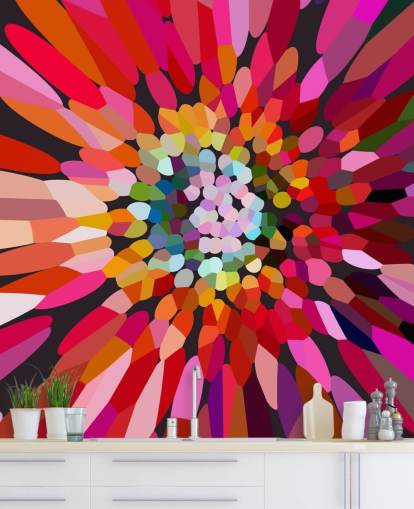 papel de parede floral