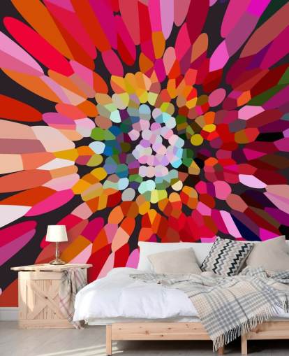 papel pintado abstracto floral papel pintado abstracto floral