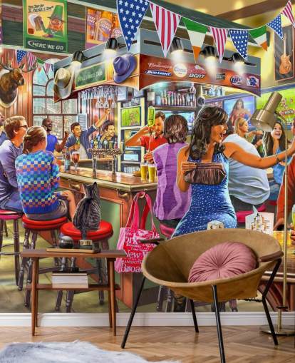 american bar behang