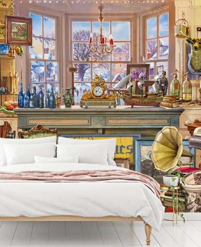 Antique Shop Shop Wallpaper