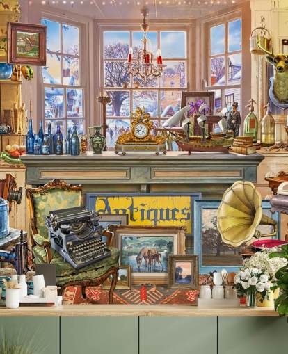 Antique Shop Shop Wallpaper