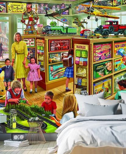 inside of a vintage toy shop wallpaper inside of a vintage toy shop wallpaper