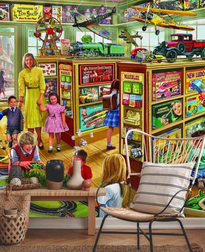 inside of a vintage toy shop wallpaper inside of a vintage toy shop wallpaper