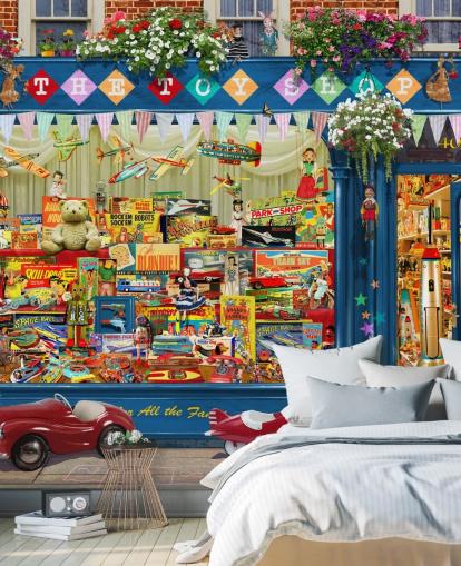 fondo de pantalla de tienda de juguetes