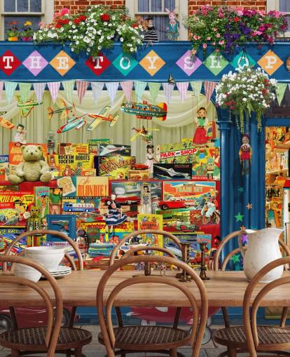 toy shop front wallpaper