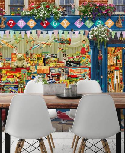 toy shop front wallpaper