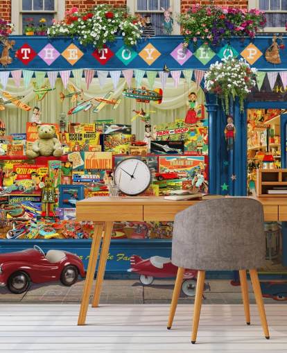 fondo de pantalla de tienda de juguetes