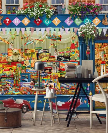toy shop front wallpaper
