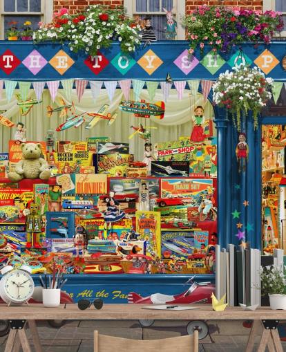 toy shop front wallpaper