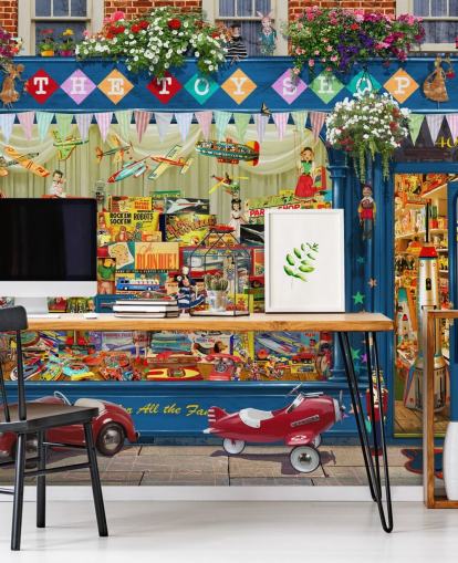 toy shop front wallpaper