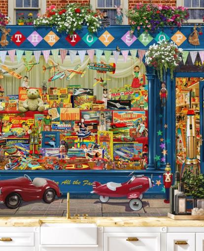 toy shop front wallpaper