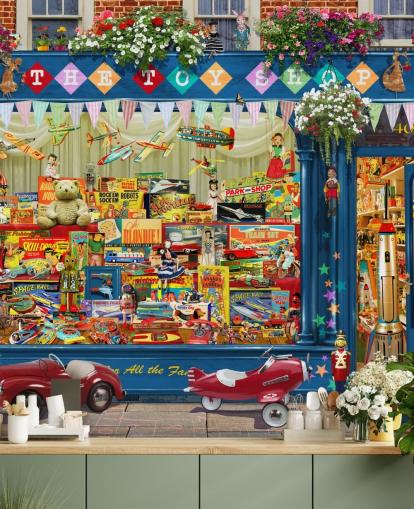 toy shop front wallpaper
