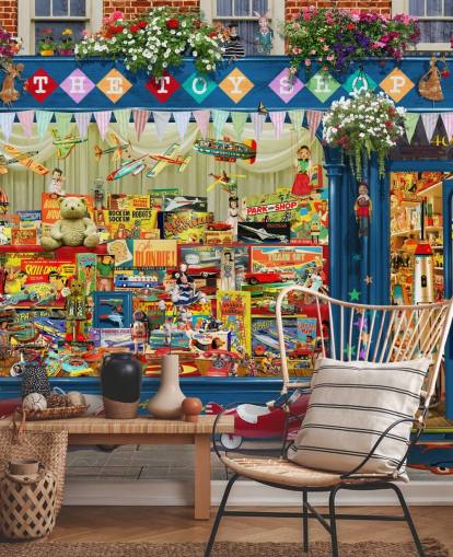 toy shop front wallpaper