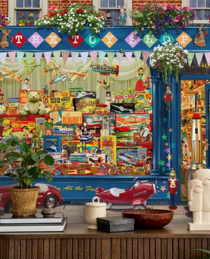 toy shop front wallpaper
