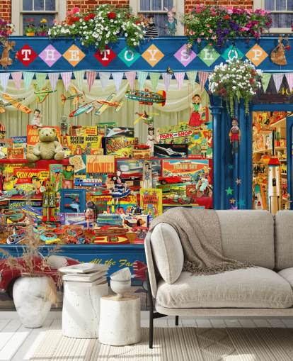 toy shop front wallpaper