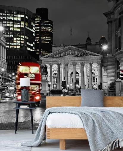 harmaa ja punainen mukautettu lontoolainen bussitapetti nimeltä Royal Exchange London ruokasaleihin harmaa ja punainen mukautettu lontoolainen bussitapetti nimeltä Royal Exchange London ruokasaleihin