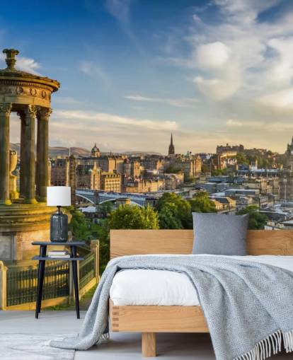 skotske slot i edinburgh tapet