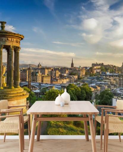 skotska slottet i Edinburgh tapet skotska slottet i Edinburgh tapet