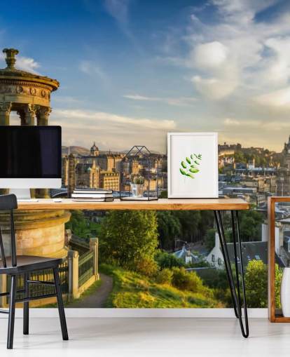 skotske slot i edinburgh tapet