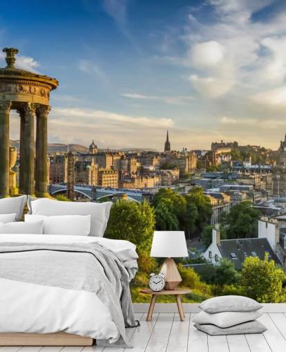 skotska slottet i Edinburgh tapet skotska slottet i Edinburgh tapet