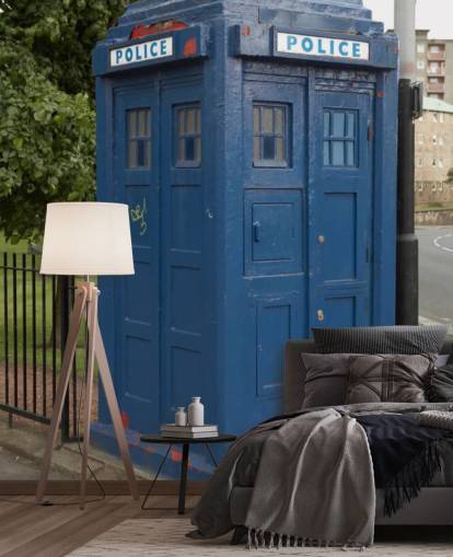 fondo de pantalla azul doctor police box fondo de pantalla azul doctor police box