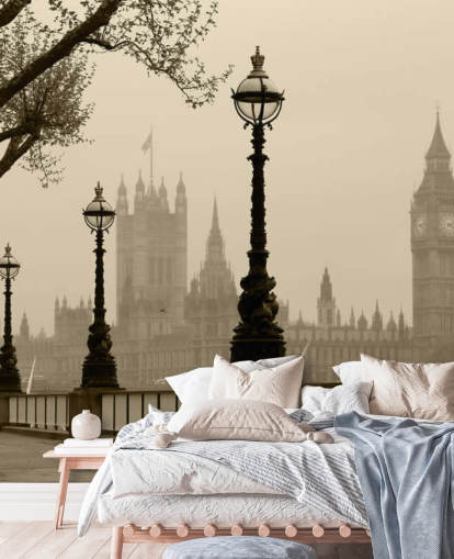 Londres no nevoeiro London in Fog Wallpaper 