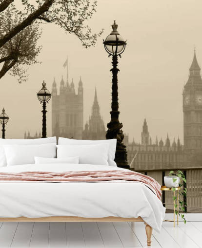 London in Fog London in Fog Wallpaper 