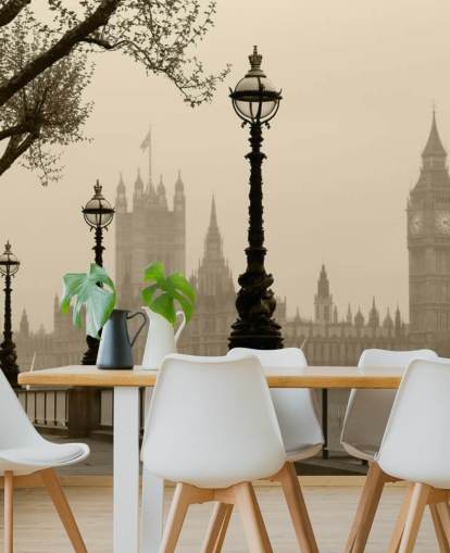 Londres en niebla London in Fog Wallpaper Londres en niebla London in Fog Wallpaper