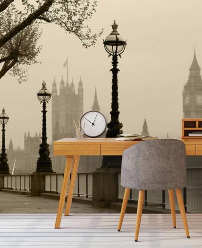 Londres en niebla London in Fog Wallpaper Londres en niebla London in Fog Wallpaper