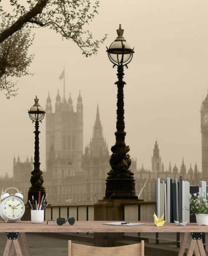 Londres en niebla London in Fog Wallpaper Londres en niebla London in Fog Wallpaper