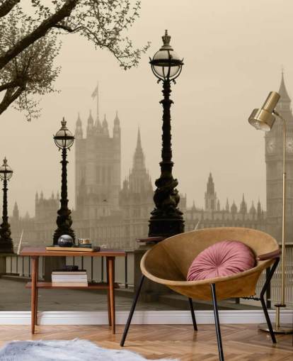 Londen in Fog London in Fog Wallpaper Londen in Fog London in Fog Wallpaper