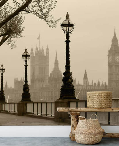 London in Fog London in Fog Wallpaper London in Fog London in Fog Wallpaper